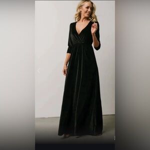 Baltic Born Sophia Velvet Maxi Dress L